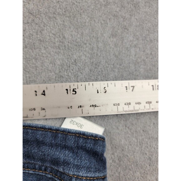 Adriano Goldschmied Jeans Mens 30x32 (32x30) Slim Straight Everett Blue Preppy - Picture 6 of 14